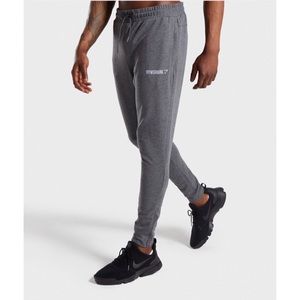 Gymshark Men’s Charcoal Marl Tapered Bottoms